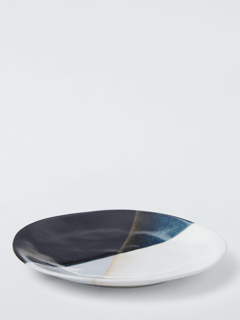 John Lewis reactive glaze stoneware side plate 21.5cm - British product