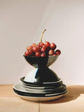 John Lewis reactive glaze stoneware side plate 21.5cm - British product