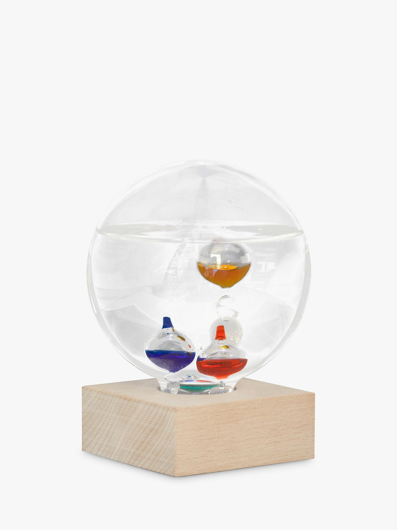 Kikkerland Galileo Thermometer Multi, imported from the UK