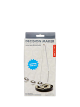 John Lewis Kikkerland Mini Decision Maker Silver Desktop Toy- Buy online at McGrocer