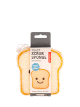 John Lewis Kikkerland Toast Scrubbies Dish Scrubbers, Set of 2, Brown- Buy online at McGrocer