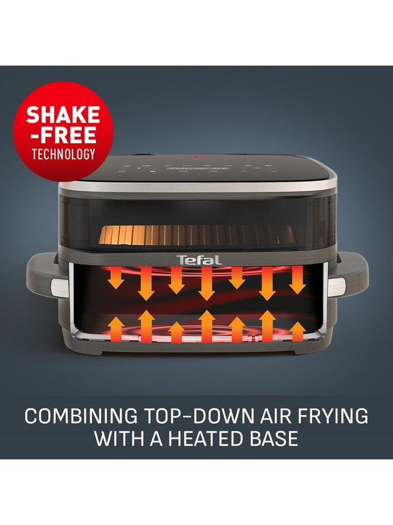 Tefal air fryer pizza oven coal grey 4L, UK version