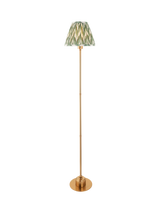John Lewis Bay Lighting Burko Rechargeable Floor Lamp, Metallic Brass, H140 x Dia.25cm- Buy online at McGrocer