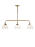 Bay Lighting three-arm linear ceiling light, UK version