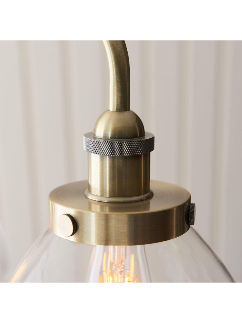 Bay Lighting three-arm linear ceiling light, UK version