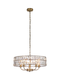 Bay Lighting Clarie pendant light cut glass 5 bulb (British brand)