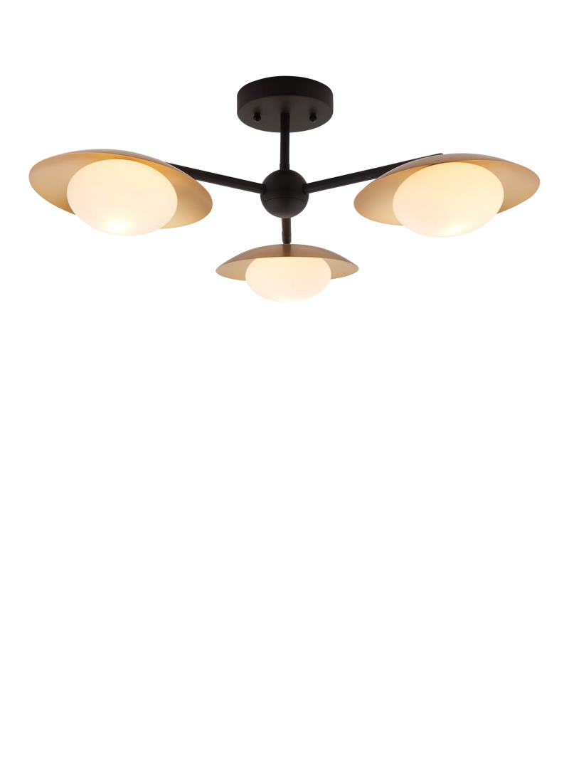 Bay Lighting Rajka ceiling light bronze, imported from the UK