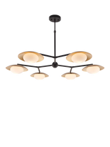 John Lewis Bay Lighting Rajka 6 Arm Ceiling Light, Bronze- Buy online at McGrocer