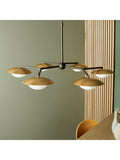 Bay Lighting Rajka bronze six-arm ceiling light (British brand)