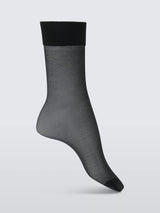 Knee-High Tights 10 Denier with Elasticated Top and Reinforced Toe, Pack of 3