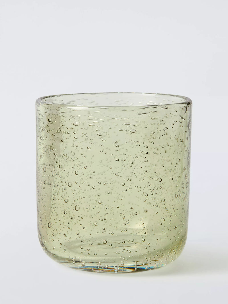 John Lewis The Colour Edit Bubble Glass Tumbler, 340ml