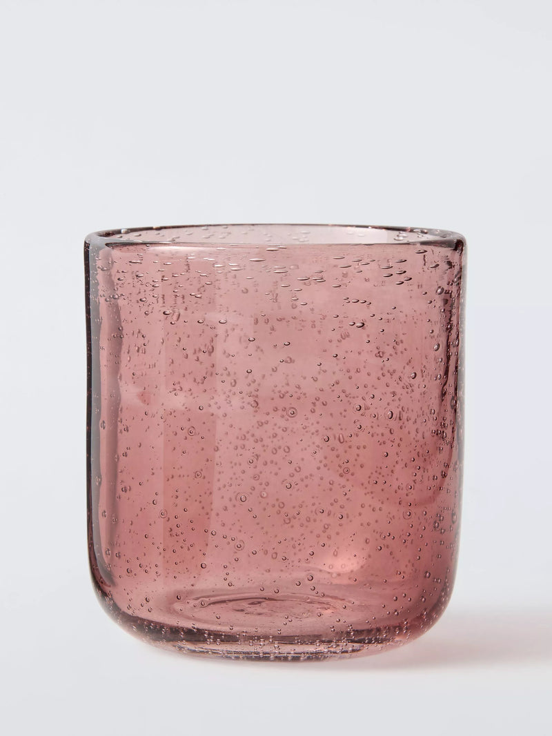 John Lewis The Colour Edit Bubble Glass Tumbler, 340ml