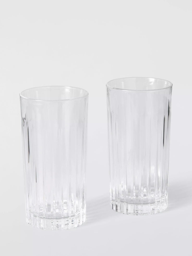 John Lewis Paloma highball glasses 436ml pair - British product