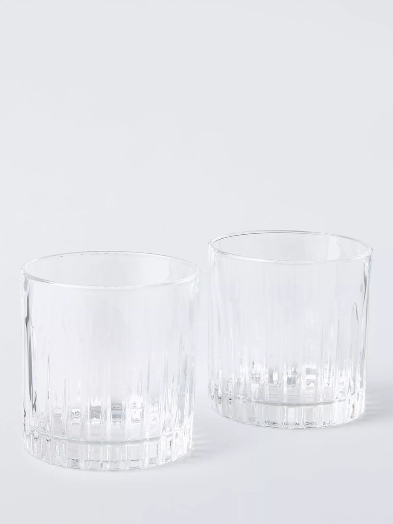 John Lewis Paloma Timeless crystal glass set of 2 359ml (British brand)
