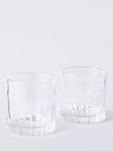 John Lewis John Lewis Paloma Timeless Crystal Glass Tumblers, Set of 2, 359ml, Clear- Buy online at McGrocer