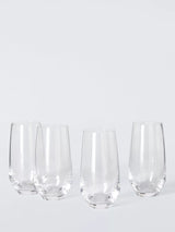 John Lewis John Lewis Swan Crystal Glass Highball, Set of 4, 460ml, Clear- Buy online at McGrocer