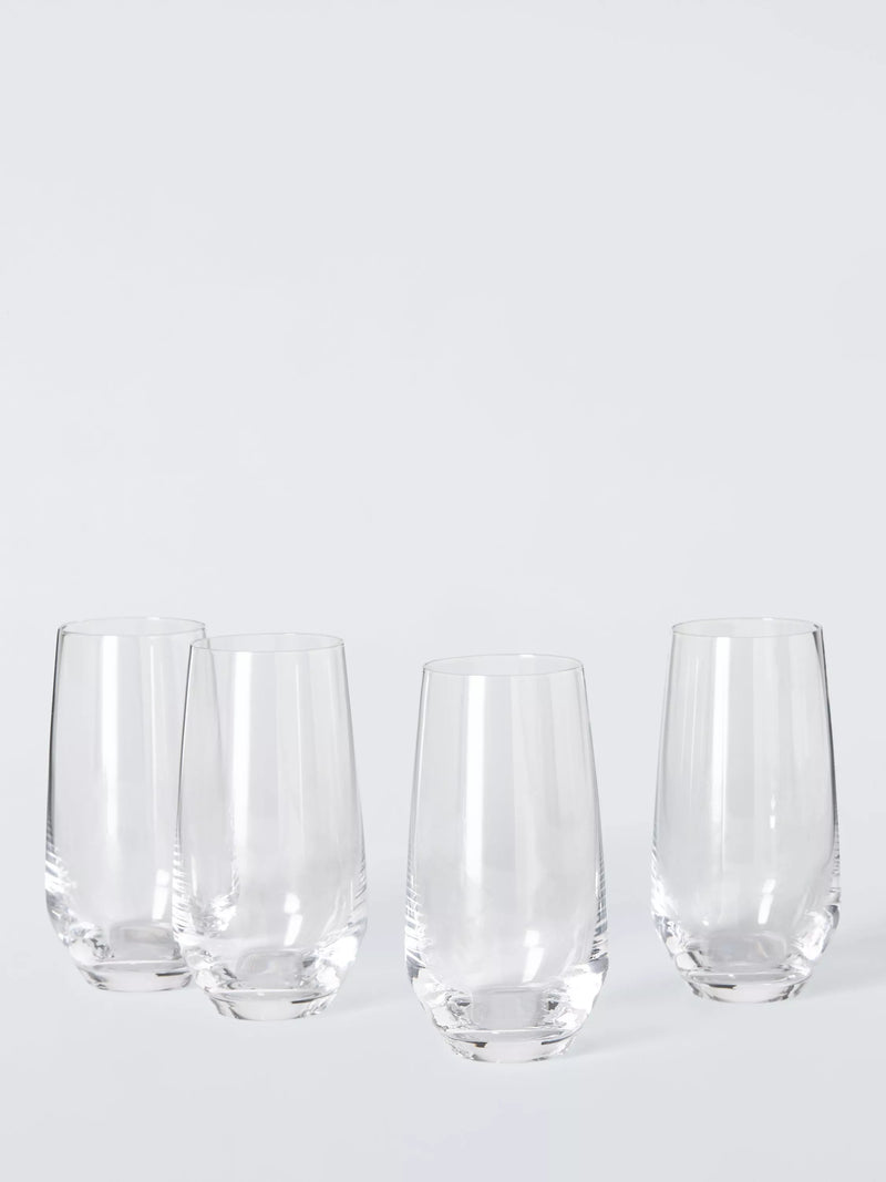 John Lewis crystal highball glasses set of 4 460ml (British brand)