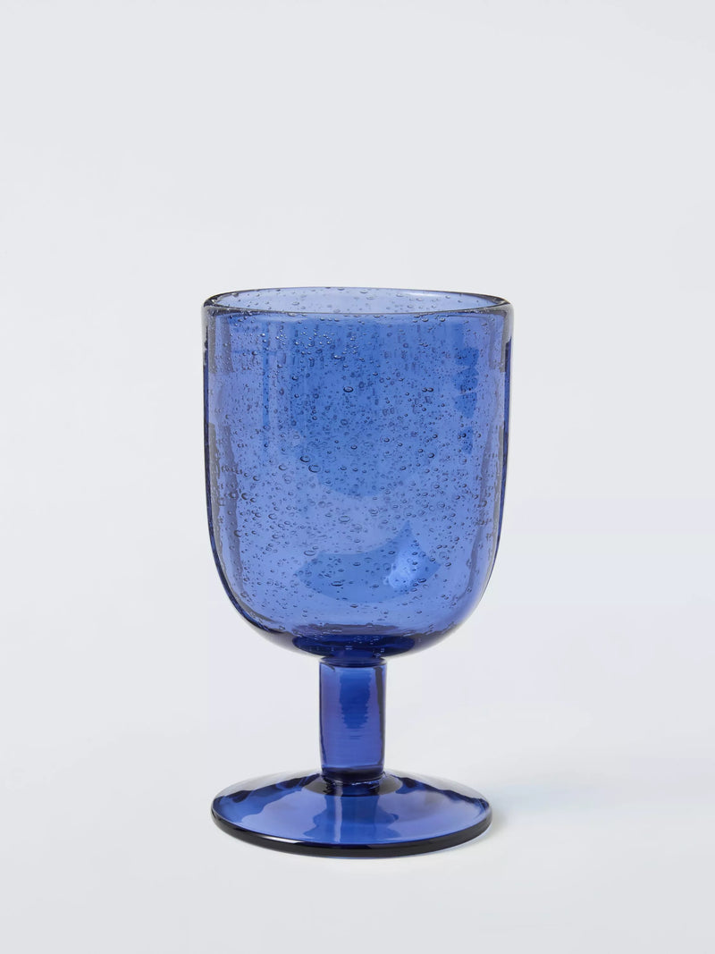 John Lewis Bubble Wine Glass, 330ml, Dark Night