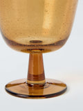 John Lewis Bubble wine glass amber 260ml (British brand)