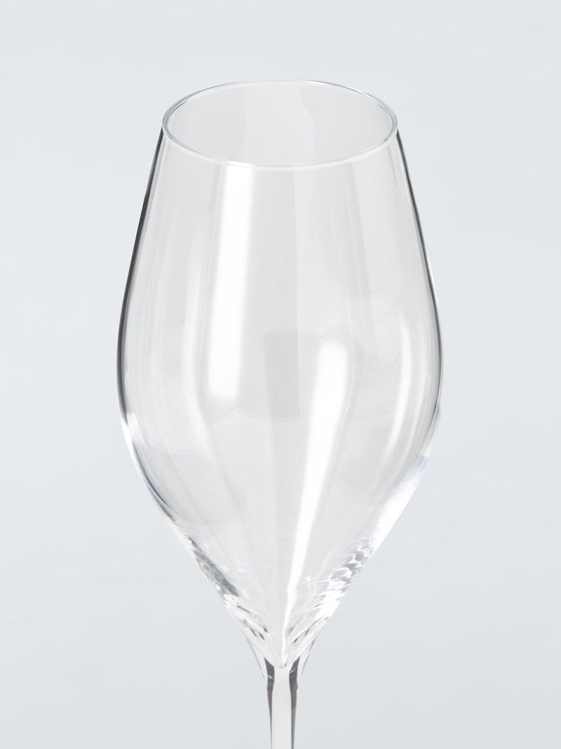 John Lewis Swan crystal prosecco glasses 320ml set of 4 - British product