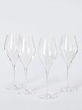 John Lewis Swan crystal red wine glasses set of 4 560ml (British brand)