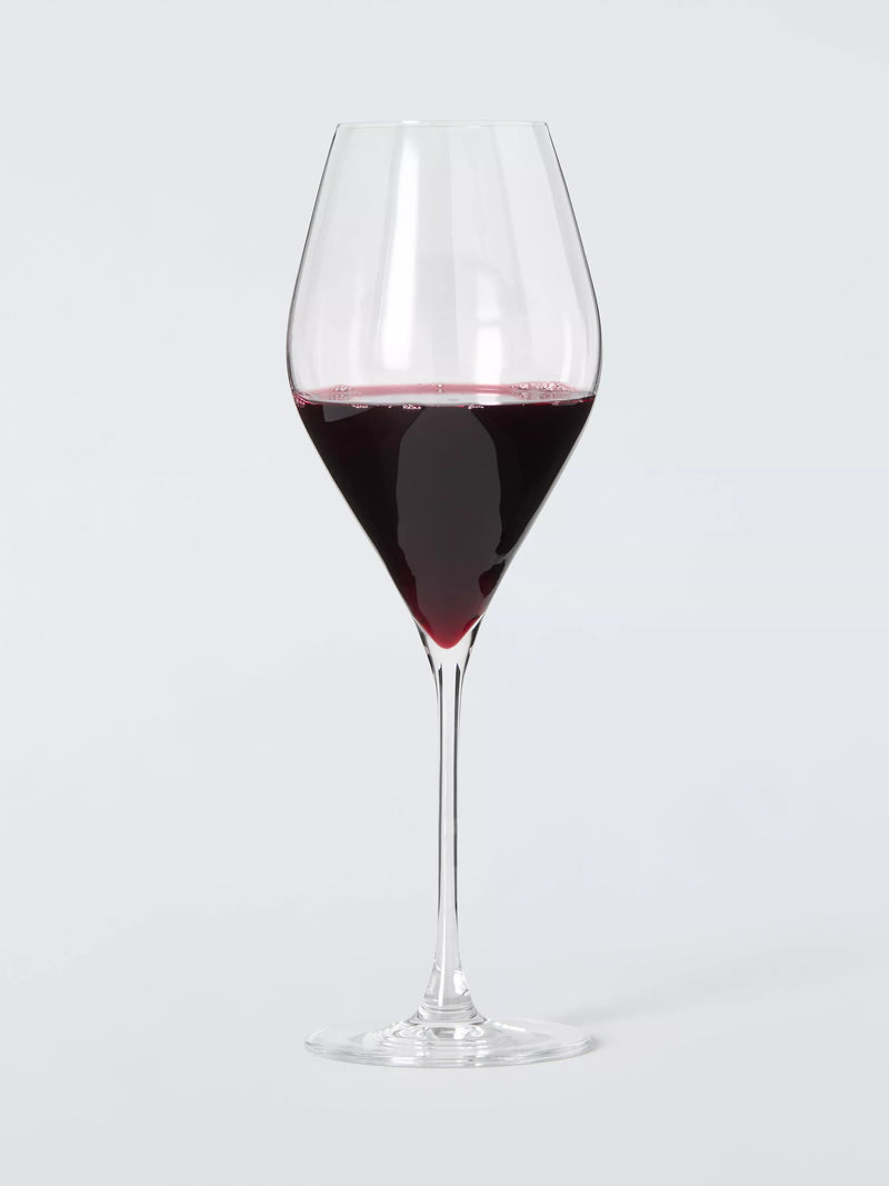 John Lewis Swan crystal red wine glasses set of 4 560ml (British brand)