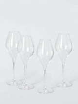 John Lewis John Lewis Swan Crystal White Wine Glass, Set of 4, 430ml- Buy online at McGrocer