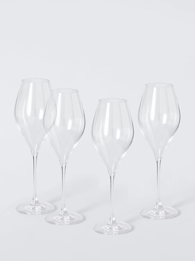 John Lewis crystal white wine glasses set of 4 430ml - British product