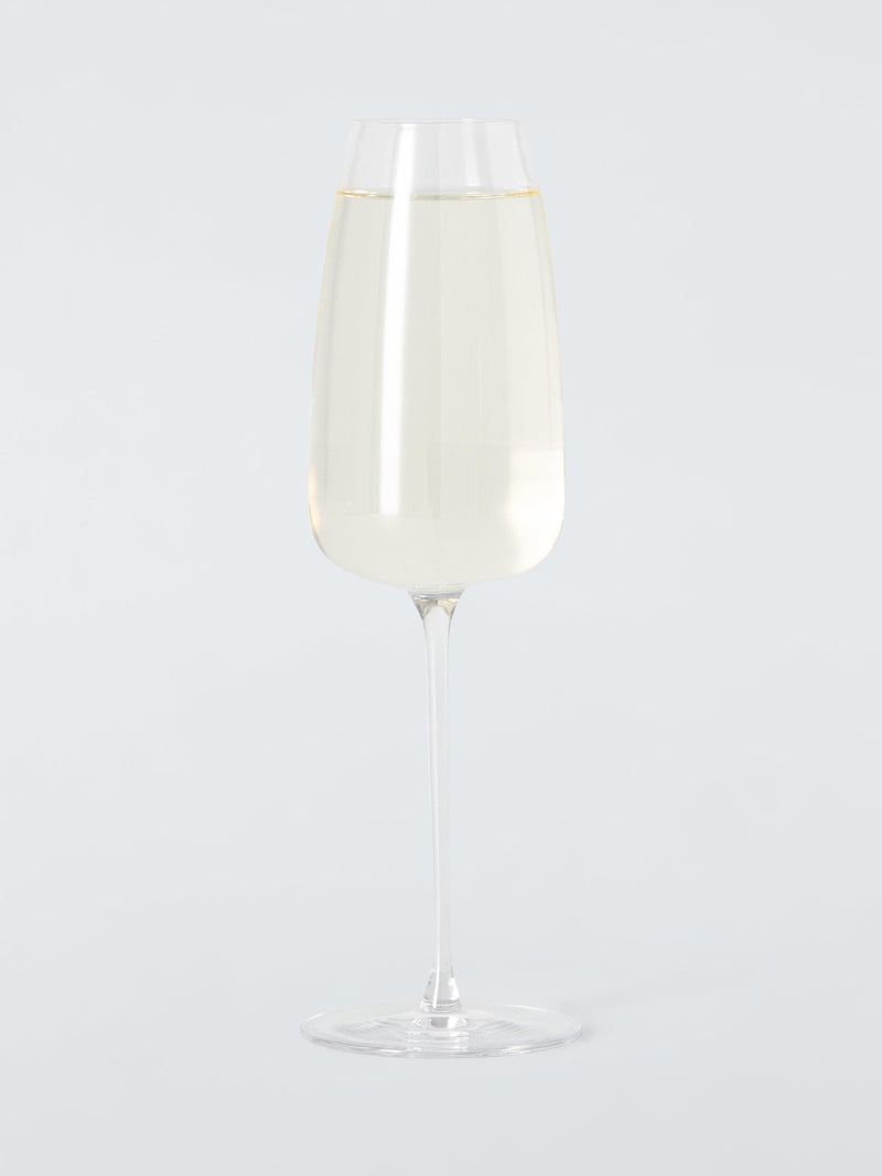 John Lewis Sora crystal champagne flutes 360ml set (British brand)