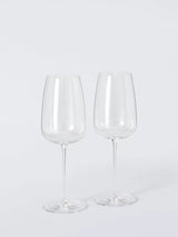John Lewis John Lewis Sora Crystal Red Wine Glasses, Set of 2, 540ml- Buy online at McGrocer