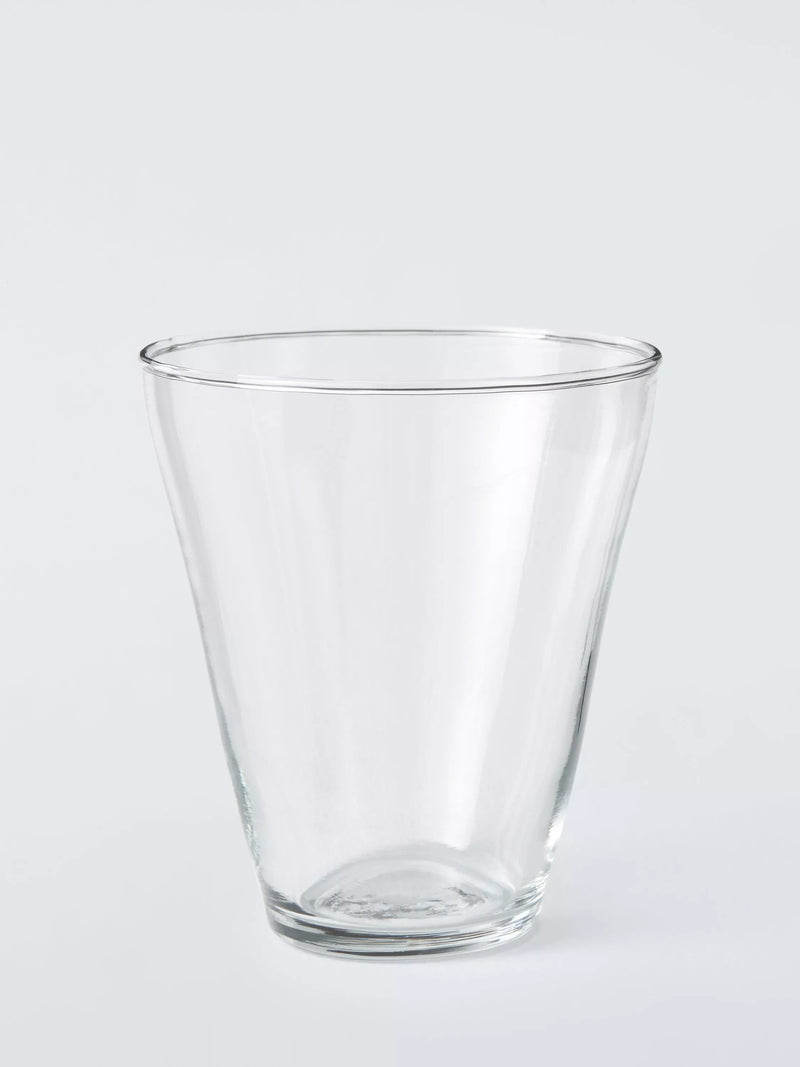 John Lewis coastal glass tumbler 350ml clear (British brand)