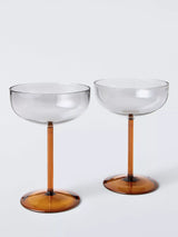 John Lewis John Lewis Colour Luxe Coupe Cocktail Glass Set of 2 330ml- Buy online at McGrocer