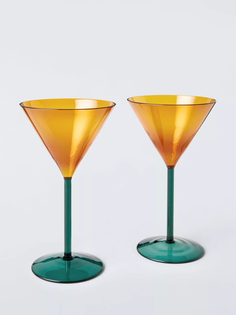 John Lewis Colour Luxe Martini glasses set of 2 200ml - British product