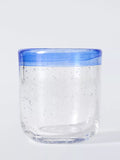 John Lewis Bubble Glass Tumbler Blue 350ml, imported from the UK