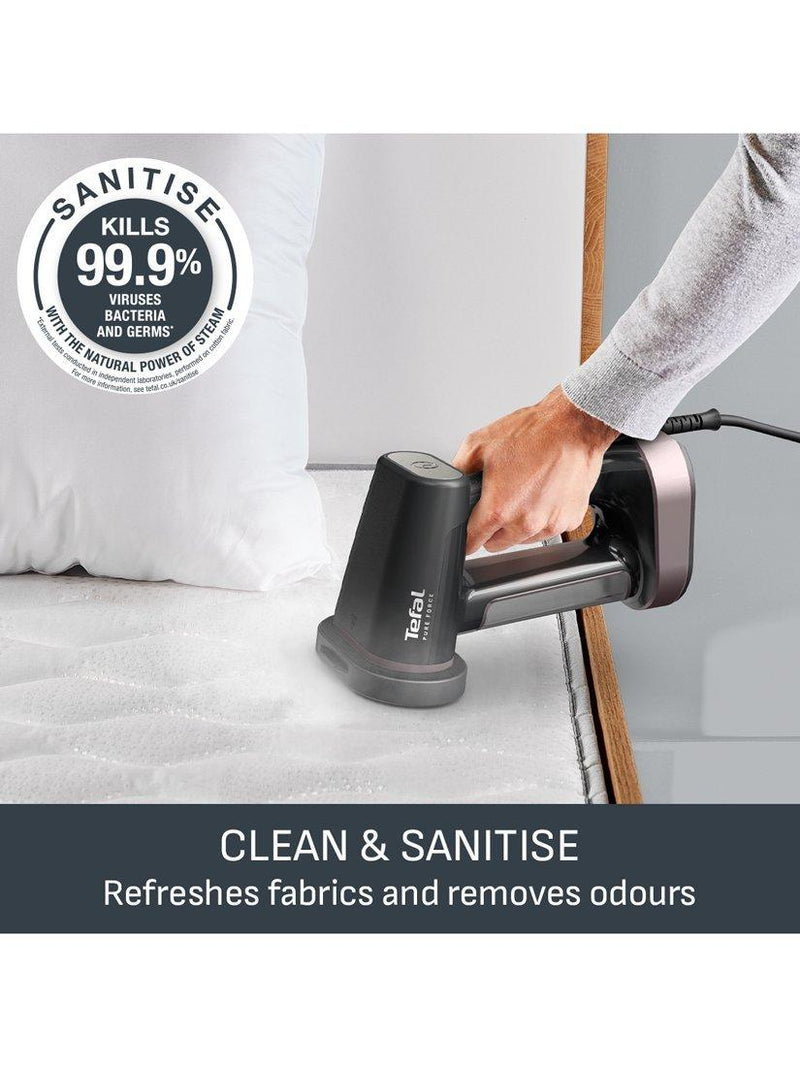 Tefal PureForce DT8765 clothes steamer, imported from the UK