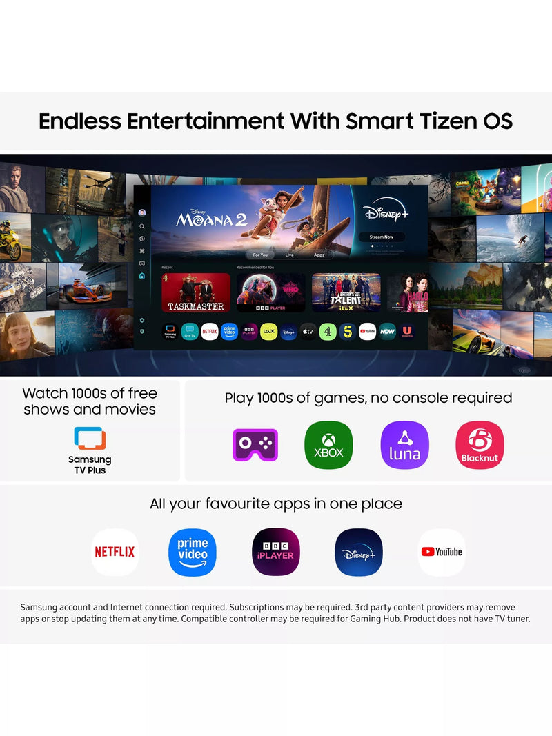 Samsung Movingstyle 27 inch QHD touch screen smart TV cream (British brand)