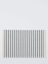 John Lewis John Lewis Coastal Stripe Bath Mat, Indigo, 50x80cm- Buy online at McGrocer