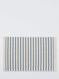 John Lewis Coastal Stripe bath mat indigo 50x80cm, UK version