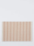 John Lewis Coastal Stripe bath mat Sienna 50x80cm - British product