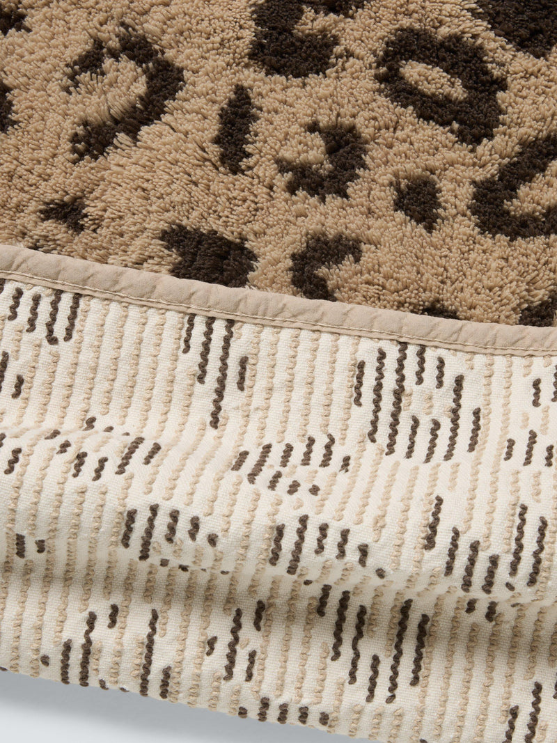 John Lewis leopard print bath mat, imported from the UK