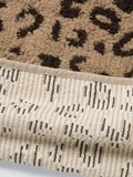 John Lewis leopard print bath mat, imported from the UK