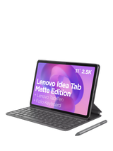 John Lewis Lenovo IdeaTab Matte Edition Tablet, Android, 8GB RAM, 128GB, 11 2.5K, with Folio Keyboard & Tab Pen, Grey- Buy online at McGrocer