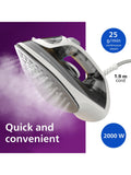 Philips DST2020/80 steam iron grey, UK version