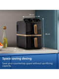 Philips stacked dual basket air fryer 10L (British brand)