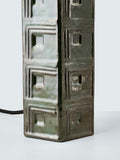John Lewis Hex ceramic table lamp base green - British product