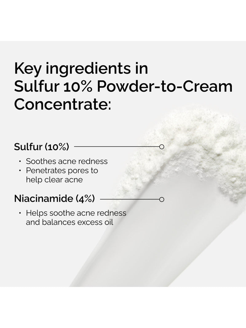 The Ordinary Sulfur 10% Powder-to-Cream Concentrate 5g, UK version