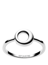 John Lewis Sif Jakobs Jewellery Selene Polished Silver Ring- Buy online at McGrocer