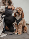 By Teddy Bouclé dog walking bag blue navy, imported from the UK