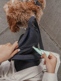By Teddy Bouclé dog walking bag blue navy, imported from the UK