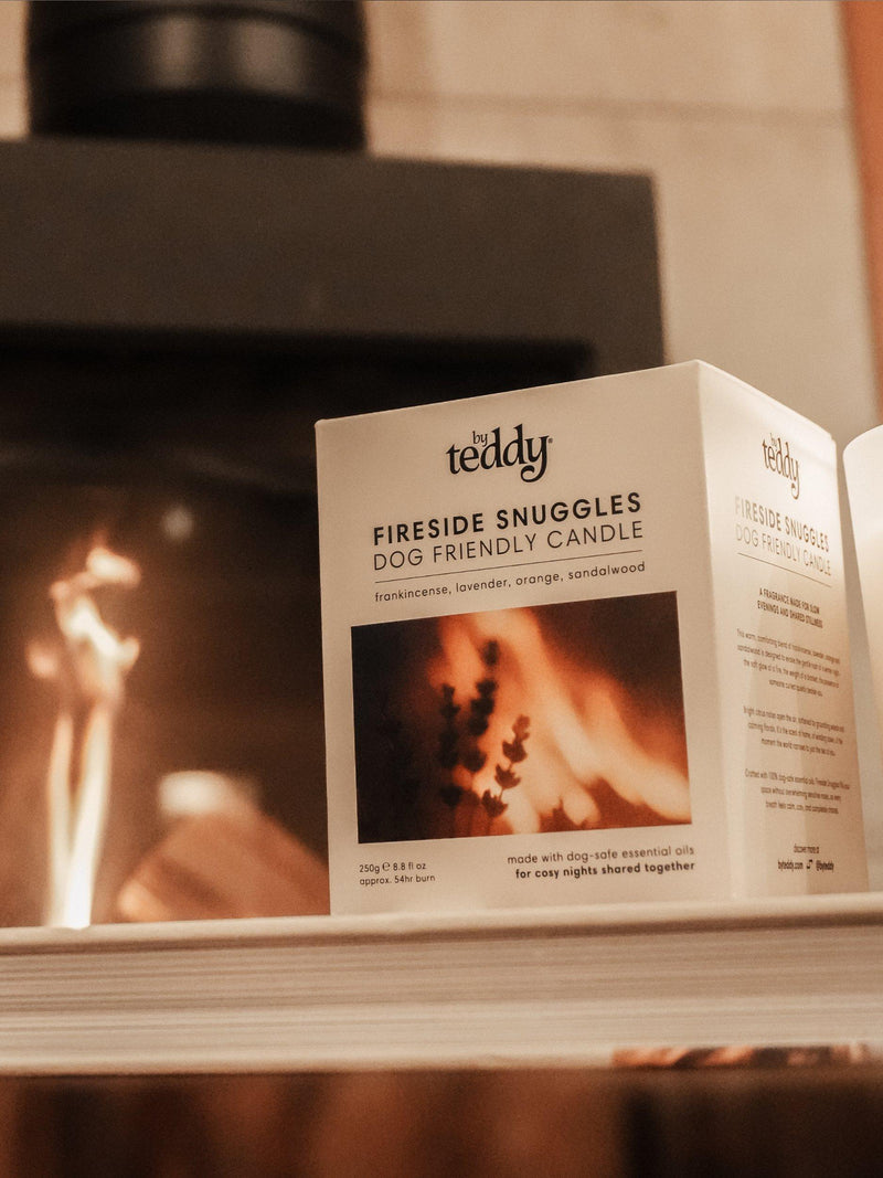 By Teddy Fireside Snuggles scented candle 250g - British product